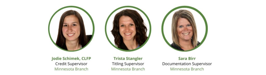 Three female leaders form OCS. Jodie Schimek, Trista Stangler and Sara Birr